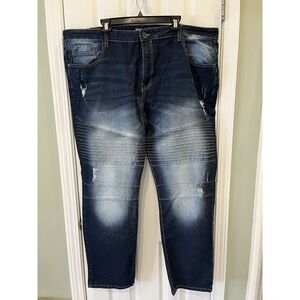 Southpole Stretch Jeans Distressed‎ Streetwear Men's Size 46 x 33 Faded